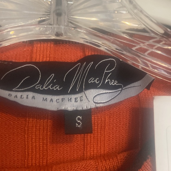 NWT Dahlia MacPhee Orange and Black Belted Dress (Size:Small) - Picture 6 of 12